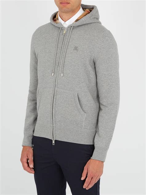 burberry zip front hoodie|Burberry half zip hoodie men.